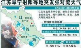 江苏盐城天气最新爆料,暴雨来袭，局部地区现强对流天气